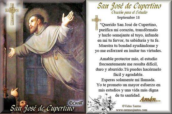 La‍ vida de San José ​de Cupertino