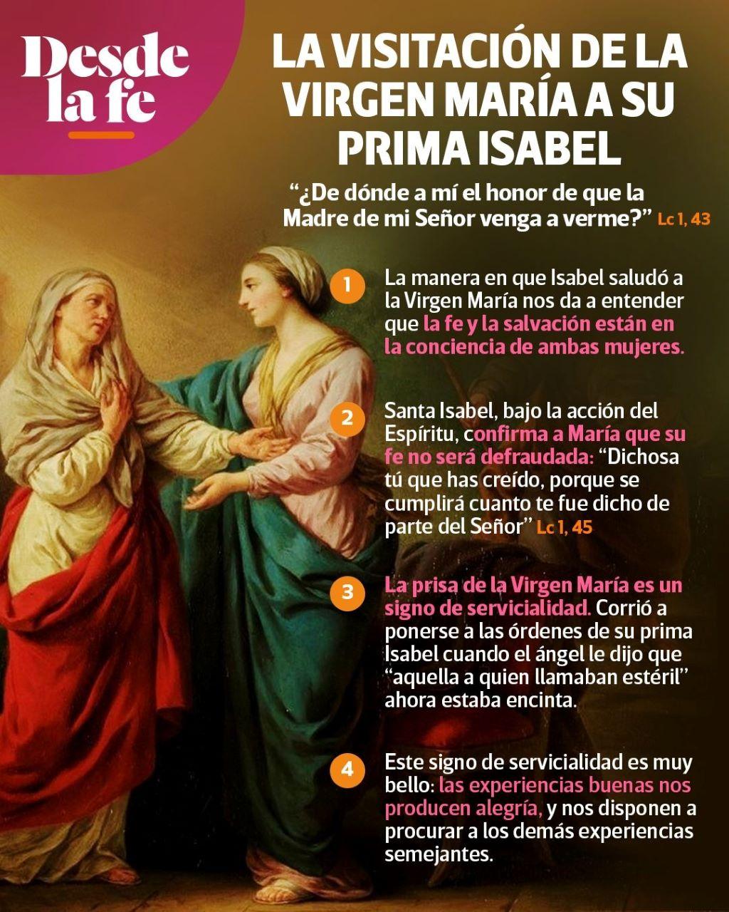 Recomendaciones para conmemorar la Visitación de la Virgen María en comunidad