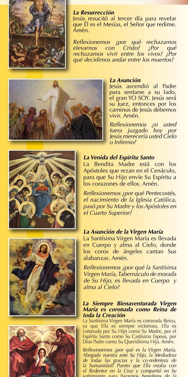 Cómo Vivir los Misterios Gloriosos del Rosario