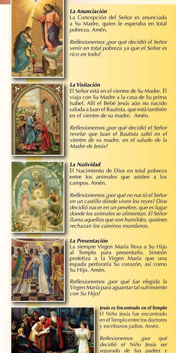 Los Misterios Gozosos Una Reflexión Profunda