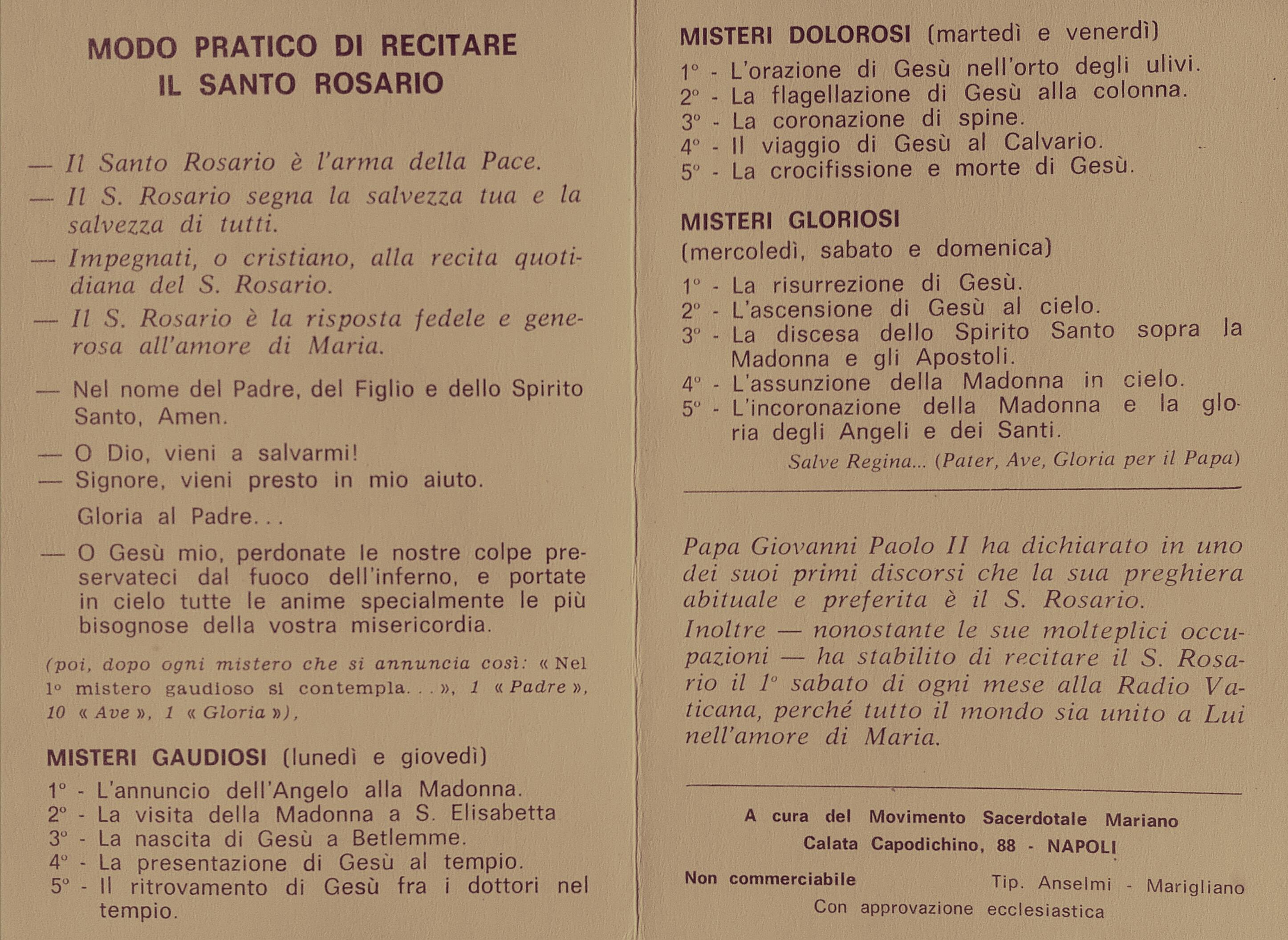 Importancia de la devoción al​ Santo Rosario ​en la vida cristiana actual